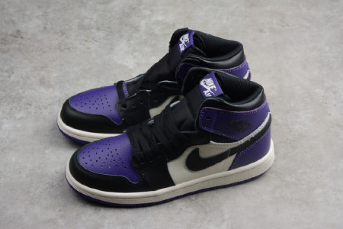 AIR JORDAN 1 RETRO HIGH COURT PURPLE Kids-555088-501