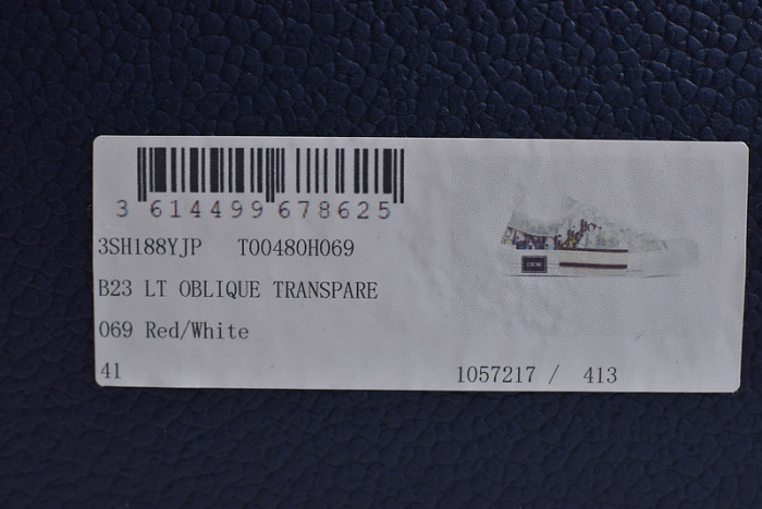 b23 oblique low top sneaker