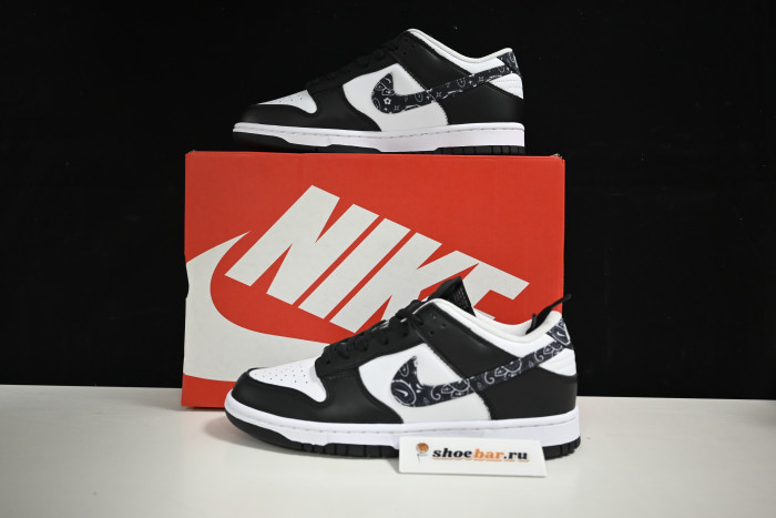 nike dunk low essential paisley pack black dh4401-100