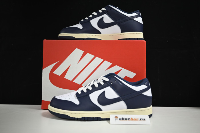 nike dunk low vintage navy - dd1503-115