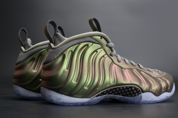 nike air foamposite one “shine” dark stucco/ black aa3963-001