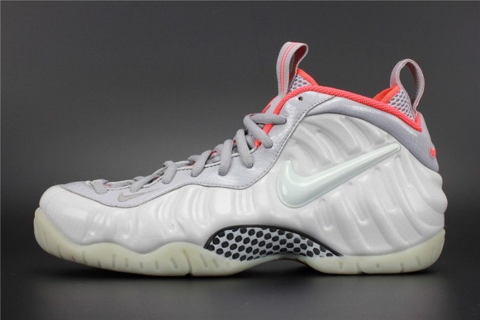 nike air foamposite pro prm "pure platinum" mens 616750-003