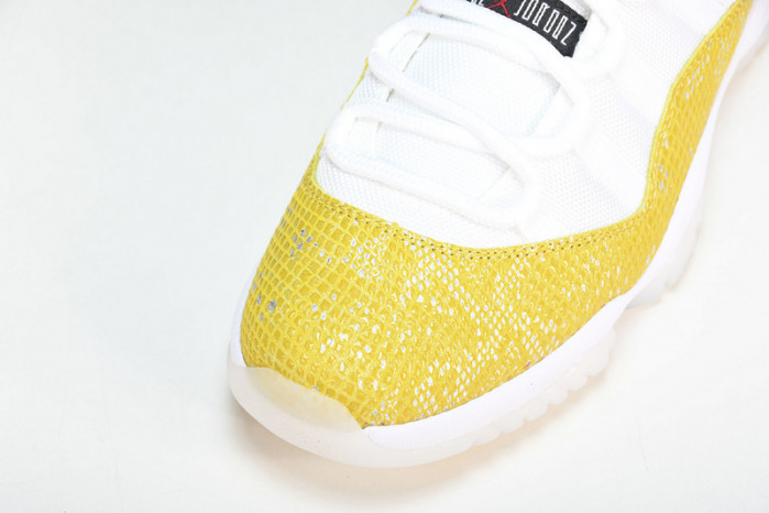 jordan 11 low “yellow snakeskin”