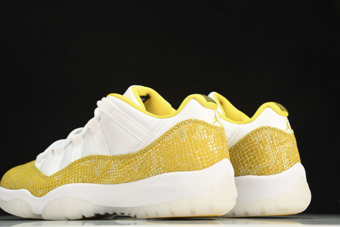 jordan 11 low “yellow snakeskin”