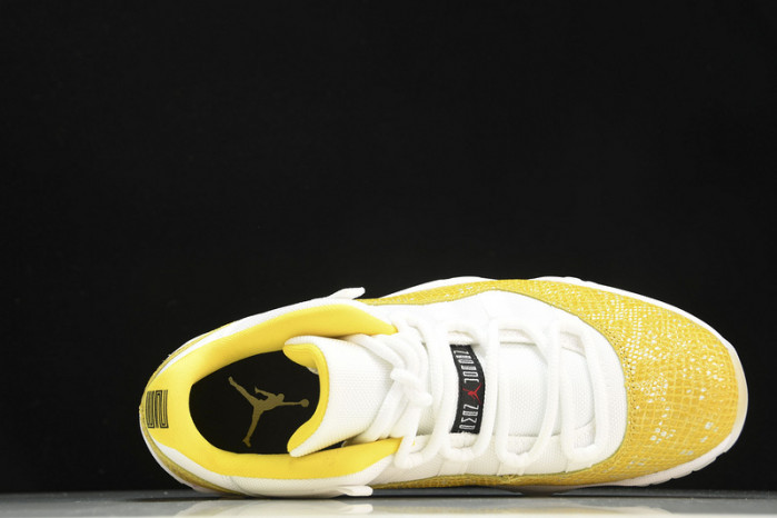 jordan 11 low “yellow snakeskin”