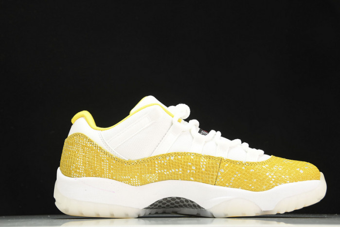 jordan 11 low “yellow snakeskin”
