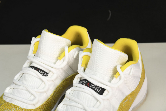 jordan 11 low “yellow snakeskin”