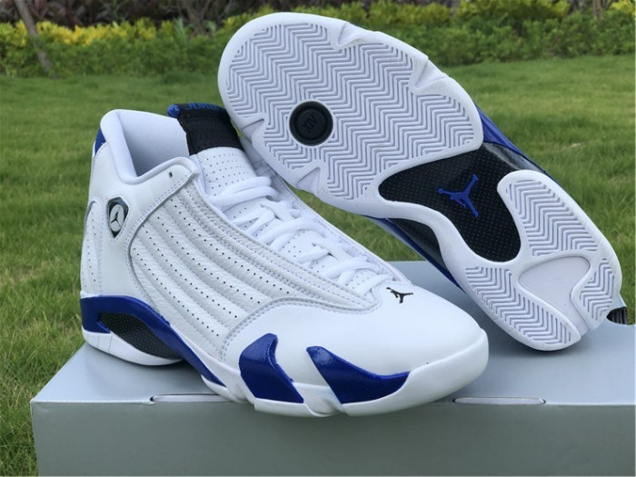 air jordan 14 retro white hyper royal 487471-104