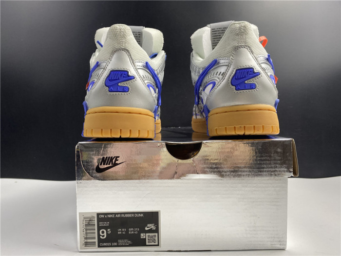 fw x nike air rubber dunk “university blue ”cu6015-100