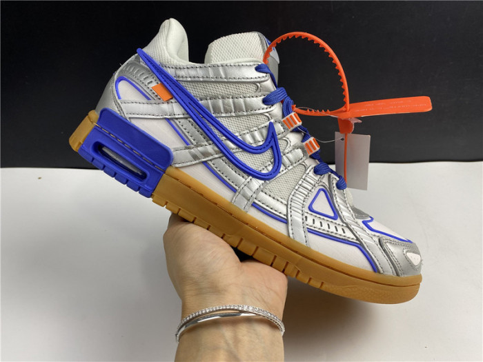 fw x nike air rubber dunk “university blue ”cu6015-100