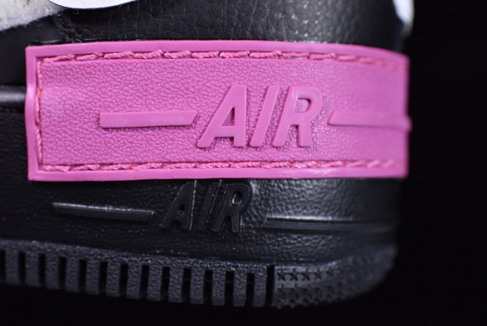 nike air force 1 shadow removable patches black pink cu4743-001