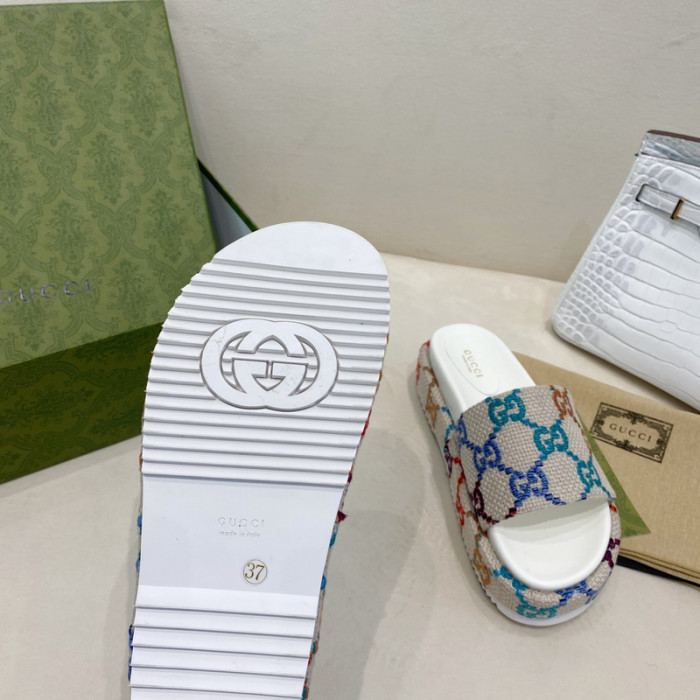 G*u*i women''s platform slide sandal