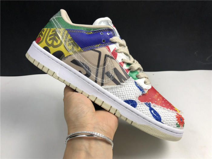 nike dunk low sp city market da6125-900