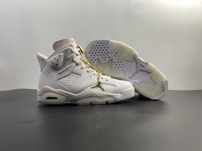 air jordan 6 wmns “gold hoops” dh9696-100