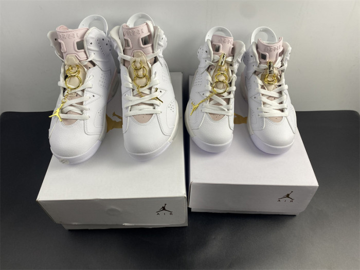 air jordan 6 wmns “gold hoops” dh9696-100